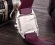 Replica Cartier Santos 100 Rubber Strap Watch - White Roman Markers (5)_th.jpg